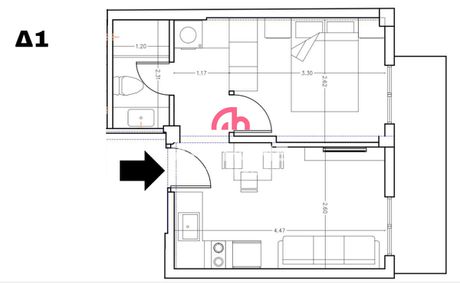 Studio / γκαρσονιέρα 37 τ.μ. για πώληση