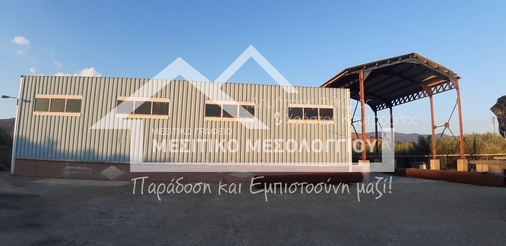 Βιομηχανικός χώρος 550 τ.μ. πρός πώληση, Αιτωλοακαρνανία, Ιερά Πόλη Μεσολογγίου