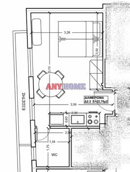 Studio / γκαρσονιέρα 29τ.μ. για πώληση-Μαρτίου