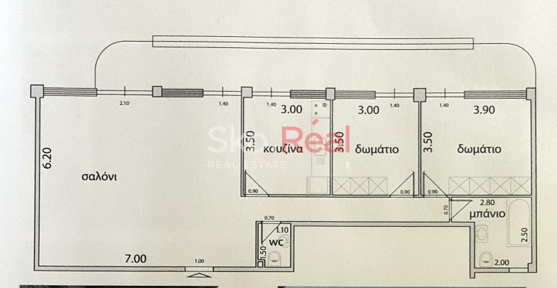 Διαμέρισμα 110 τ.μ. προς πώληση, Κέντρο Πυλαίας