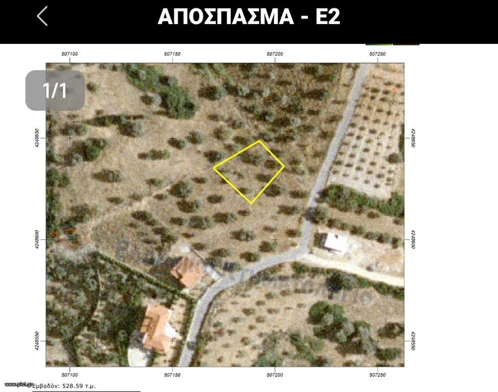 Οικόπεδο 570 τ.μ. πρός πώληση, Εύβοια, Δύστος