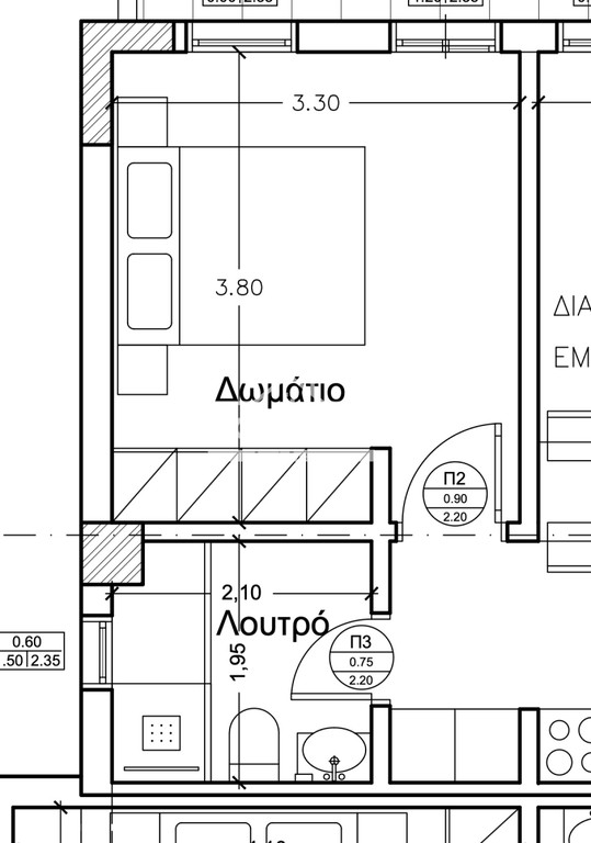 Διαμέρισμα 51 τ.μ. πρός πώληση, Θεσσαλονίκη - Περιφ/Κοί Δήμοι, Καλαμαριά