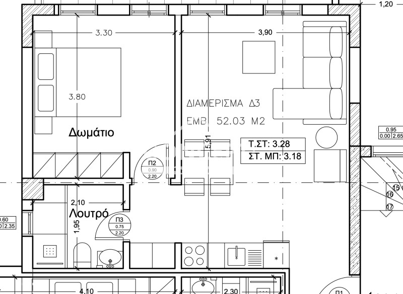Διαμέρισμα 51 τ.μ. πρός πώληση, Θεσσαλονίκη - Περιφ/Κοί Δήμοι, Καλαμαριά