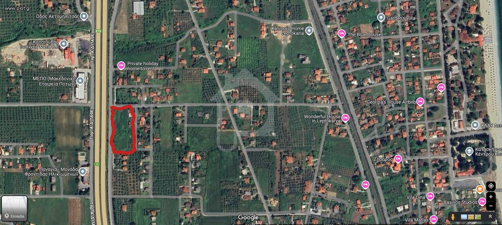 Αγροτεμάχια 4.650 τ.μ. προς πώληση, Λεπτοκαρυά Ανατολικού Ολύμπου