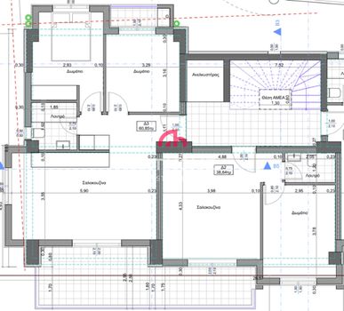 Studio / γκαρσονιέρα 50τ.μ. για πώληση-Βούλγαρη - άγιος ελευθέριος