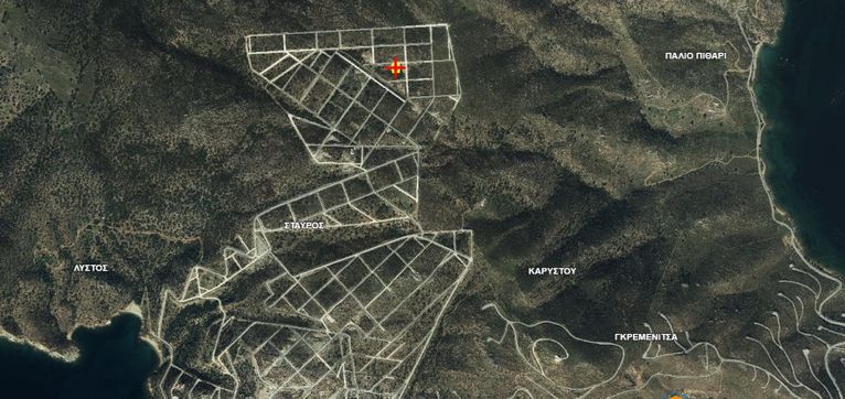 Land plot 827 sqm for sale, Evia, Karistos