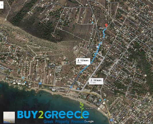 Land plot 1.300 sqm for sale, Rest Of Attica, Kalivia Thorikou