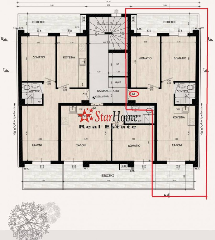 Studio / γκαρσονιέρα 59 τ.μ. προς πώληση, Κάτω Τούμπα