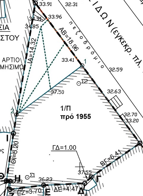 Οικόπεδο 156 τ.μ. προς πώληση, Ρουφ Αθήνας