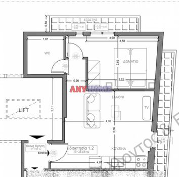 Studio / γκαρσονιέρα 38τ.μ. για πώληση-Μαρτίου