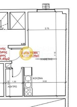 Studio 26sqm for sale-Voulgari - Agios Eleftherios