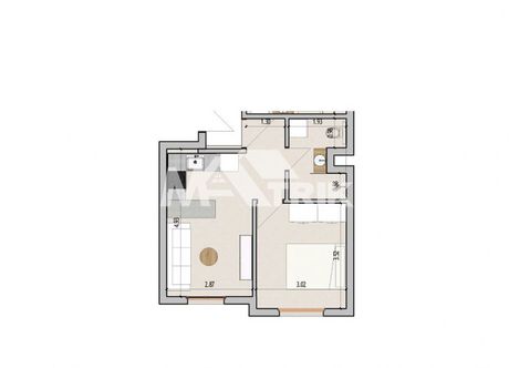 Apartment 45sqm for sale-Doxa
