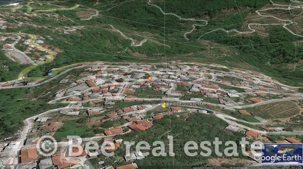 Οικόπεδο 432 τ.μ. πρός πώληση, Μαγνησία, Ζαγορά