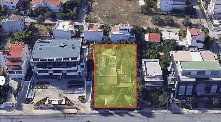 Land plot 1.236 sqm for sale, Athens - South, Voula