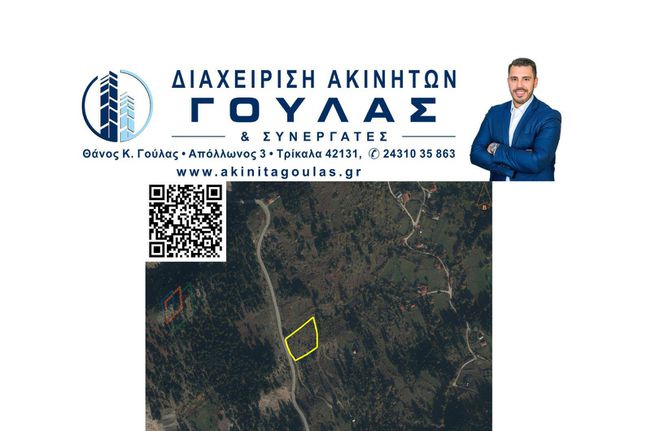 Land plot 5.093 sqm for sale, Trikala Prefecture, Pindaio