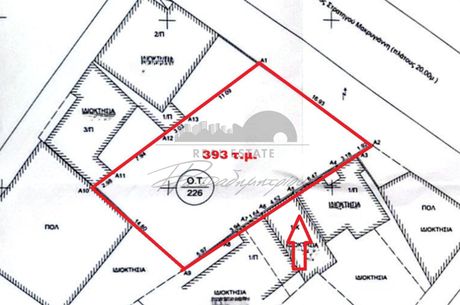Land plot 393sqm for sale-Volos » Chiliadou