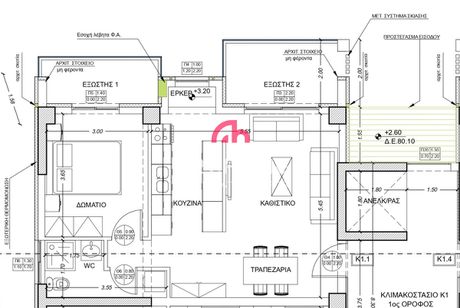 Διαμέρισμα 70τ.μ. για πώληση-Εύοσμος » Άνωθεν περιφερειακού