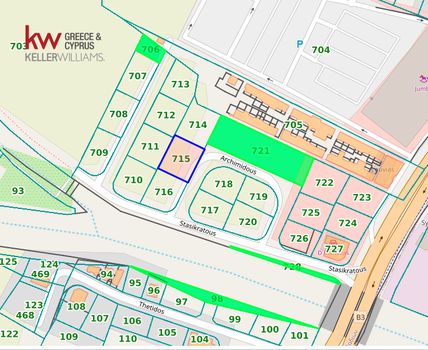 Land plot 832sqm for sale-Leivadia