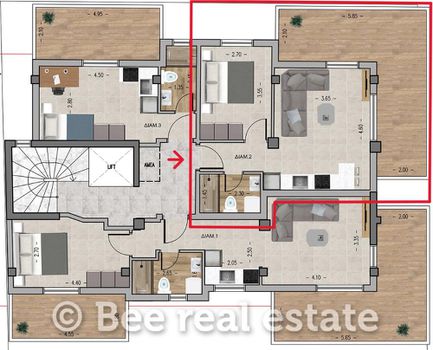 Studio 52sqm for sale-Ano Toumpa