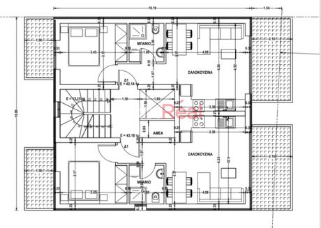 Studio 63sqm for sale-Thermi » Center Of Thermi