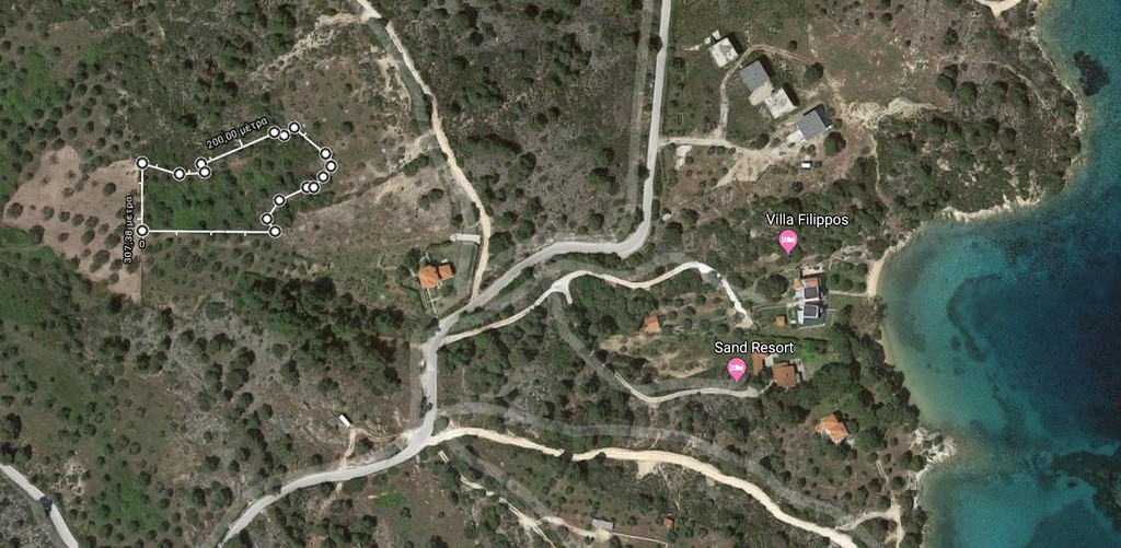 Οικόπεδο 4.078 τ.μ. προς πώληση, Γαλήνη Σιθωνίας