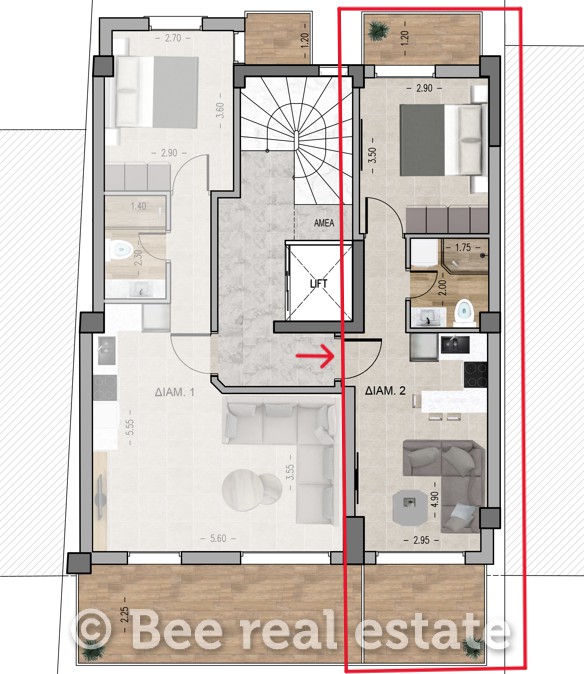 Studio / γκαρσονιέρα 48 τ.μ. πρός πώληση, Θεσσαλονίκη - Κέντρο, Κάτω Τούμπα