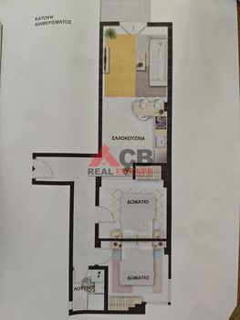 Διαμέρισμα 60τ.μ. για πώληση-Άγιος δημήτριος