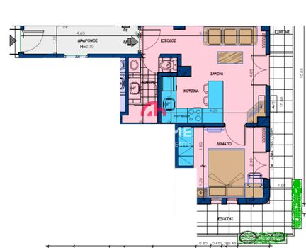 Studio / γκαρσονιέρα 41τ.μ. για πώληση-Άνω τούμπα