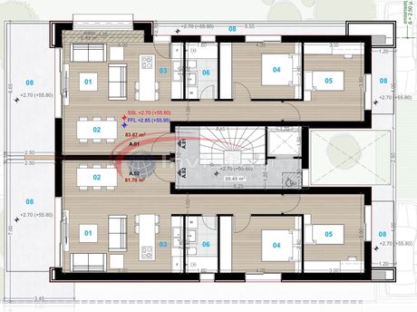 Διαμέρισμα 99τ.μ. για πώληση-Θέρμη » Κέντρο θέρμης