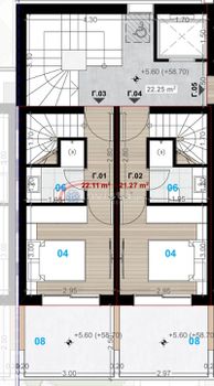 Μεζονέτα 69τ.μ. για πώληση-Θέρμη » Κέντρο θέρμης