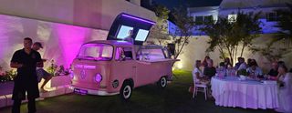 Volkswagen 1972 T2 Pink Cocktail Van Bar