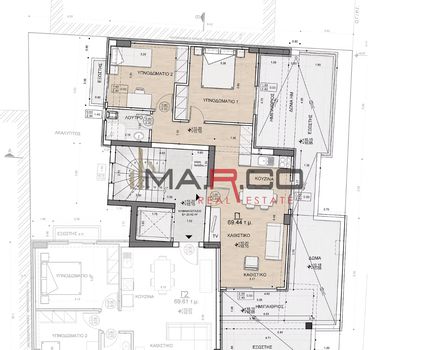 Apartment 69sqm for sale-Moschato