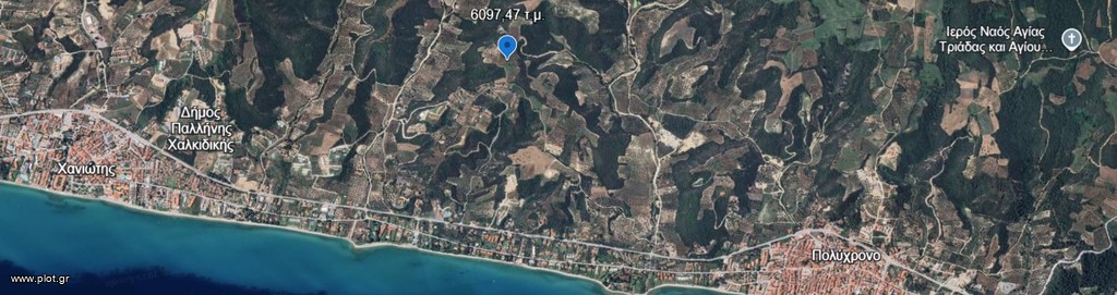 Οικόπεδο 6.098 τ.μ. προς πώληση, Φούρκα Κασσάνδρας