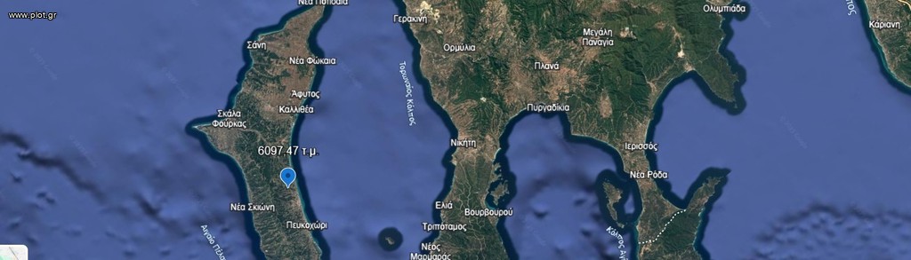 Οικόπεδο 6.098 τ.μ. προς πώληση, Φούρκα Κασσάνδρας
