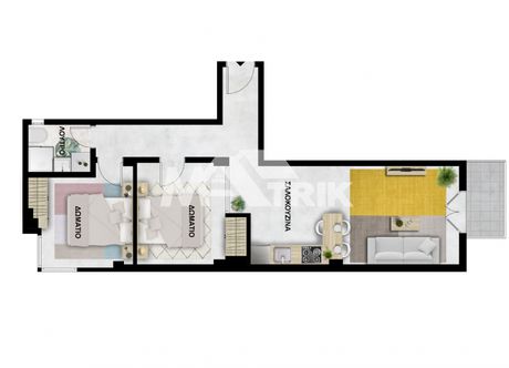 Διαμέρισμα 60τ.μ. για πώληση-Άγιος δημήτριος