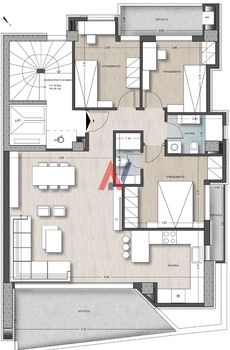 Διαμέρισμα 116τ.μ. για πώληση-Βυζάντιο