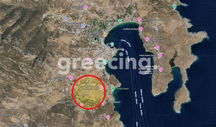 Land plot 3.000 sqm for sale, Cyclades, Serifos