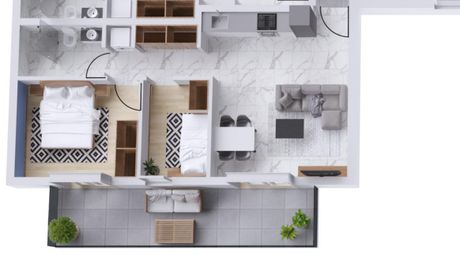 Διαμέρισμα 55,05τ.μ. για πώληση-Αχαρνές