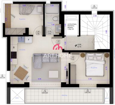 Διαμέρισμα 69τ.μ. για πώληση-Καλαμαριά » Βότση