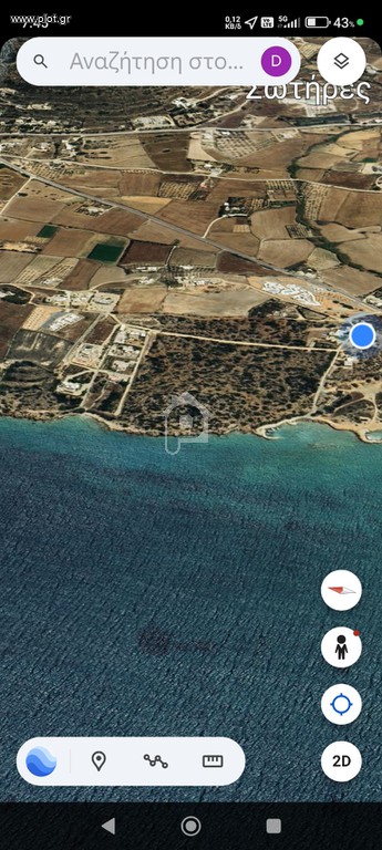 Νησί 15.200 τ.μ. προς πώληση, Πούντα Πάρου