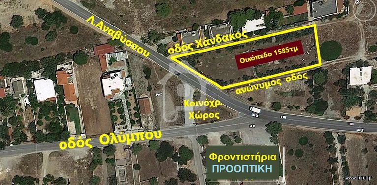 Land plot 1.580 sqm for rent, Rest Of Attica, Kalivia Thorikou