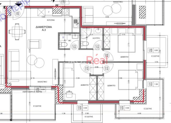 Apartment 83 sqm for sale, Thessaloniki - Suburbs, Stavroupoli