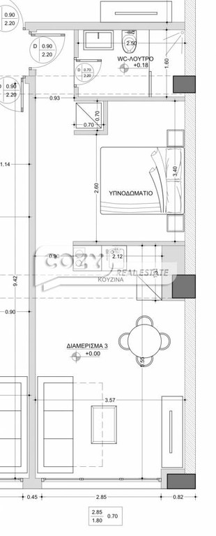 Διαμέρισμα 40 τ.μ. προς πώληση, Διοικητήριο