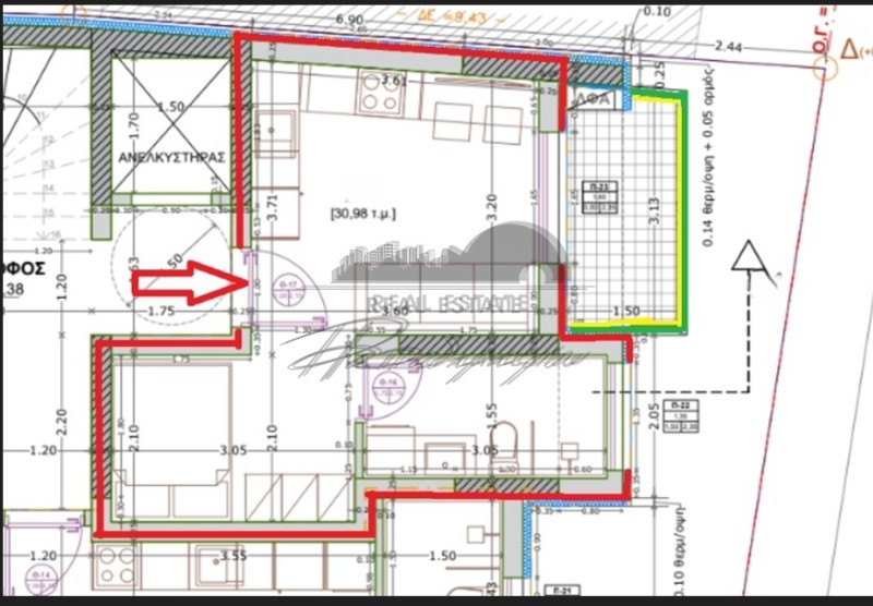 Studio / γκαρσονιέρα 31 τ.μ. πρός πώληση, Μαγνησία, Βόλος