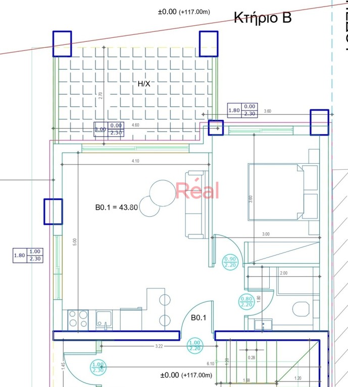 Studio / γκαρσονιέρα 56 τ.μ. προς πώληση, Κέντρο Πυλαίας