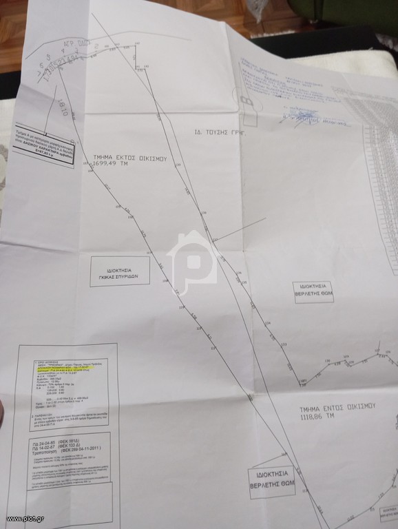 Οικόπεδο 2.850 τ.μ. για πώληση, Ν. Πρέβεζας, Πάργα