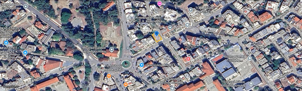Οικόπεδο 276 τ.μ. πρός πώληση, Εβρος, Αλεξανδρούπολη