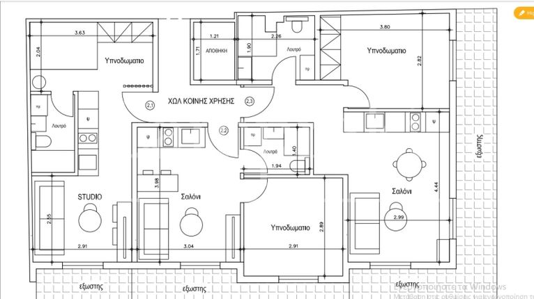 Studio / γκαρσονιέρα 32 τ.μ. για πώληση, Θεσσαλονίκη - Κέντρο, Ιπποκράτειο