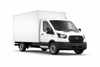 Ford 2022 TRANSIT-ΜΕ ΥΔΡΑΥΛΙΚΗ ΠΟΡΤΑ-4ΜΕΤΡΑ ΚΑΡΟΤΣΑ-RENT A VAN ΔΡΑΜΑ