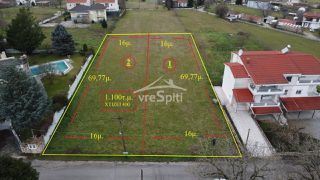 Land plot 1.100 sqm for sale